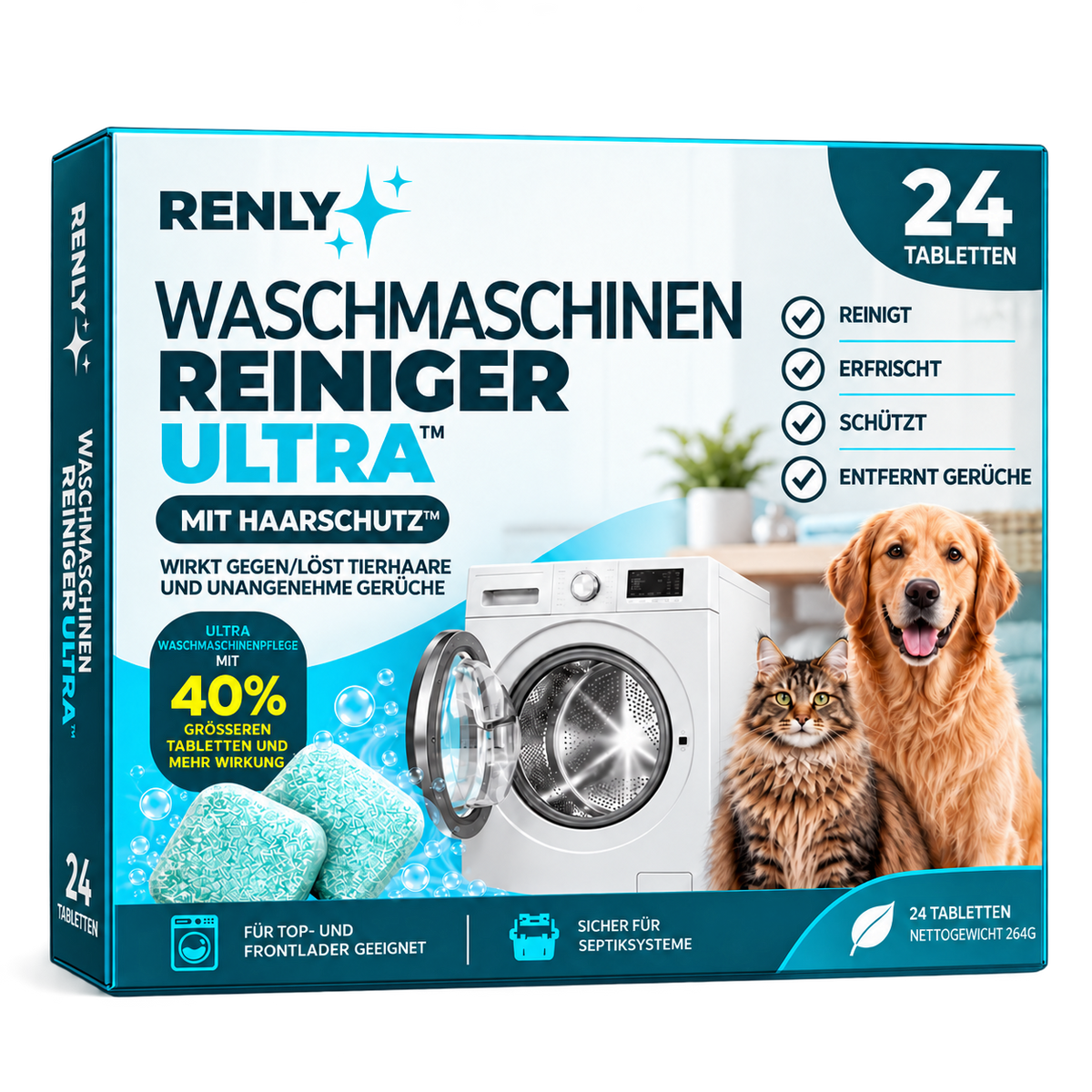 Renly Ultra, Packung mit 24 Tabletten